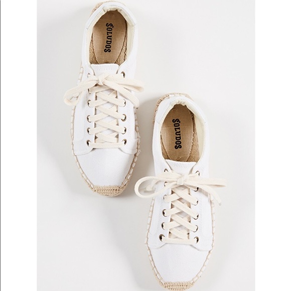 Soludos Shoes - NWT Soludos Espradille White Platform Sneakers